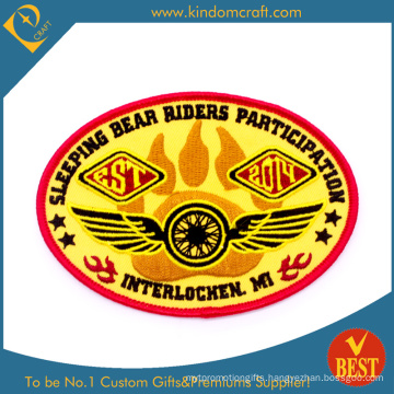 Supply Custom Gold Bullion Embroidery Badge
